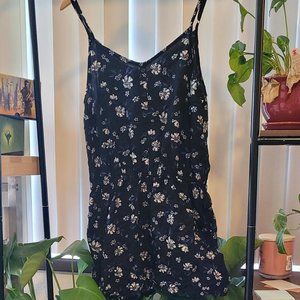SO black floral romper.